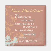 Danke Nurse Practitioner, Brown Magnet (Vorne)