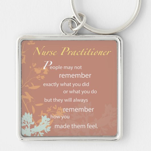 Danke Nurse Practitioner, Brown Schlüsselanhänger (Vorne)