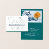 Danke, Nurse. Stethoscope und Daisy Luxury Folienkarte (Anzeige)