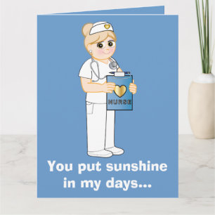 Danke, Nurse Sunshine Karte