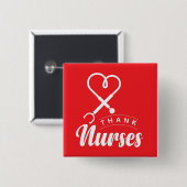 Danke Nurses Button (Vorne & Hinten)