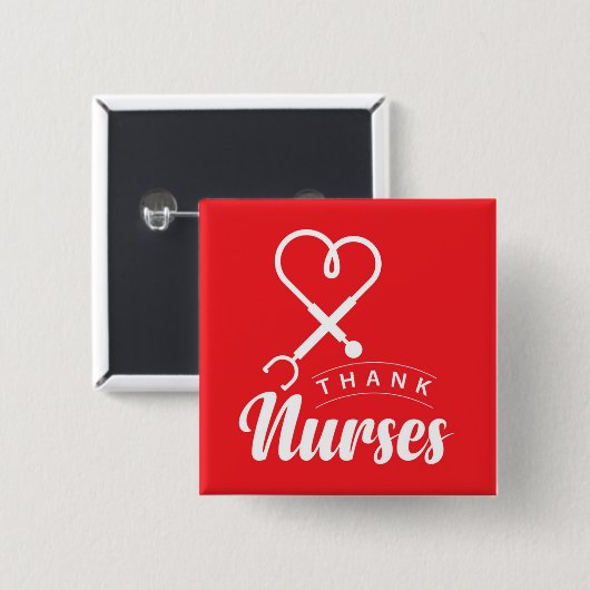 Danke Nurses Button (Vorne & Hinten)