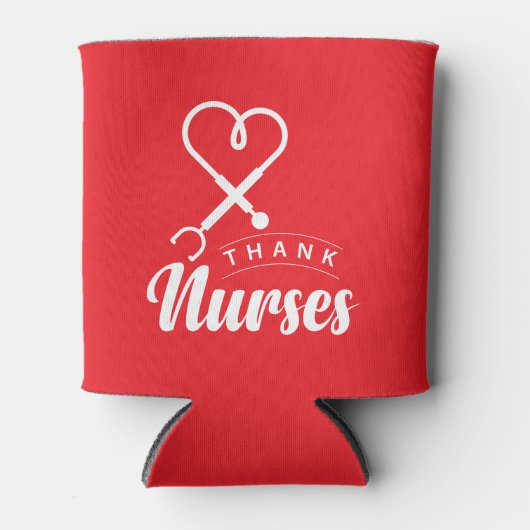 Danke Nurses Dosenkühler (Vorderseite)