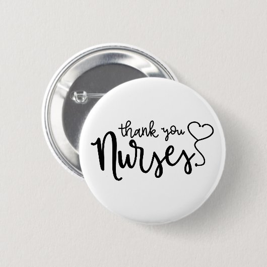 Danke, Nurses | Extravagantes Skript Button (Vorne & Hinten)
