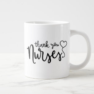 Danke Nurses Extravagantes Skript Jumbo-Tasse