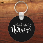 Danke, Nurses | Extravagantes Skript Schlüsselanhänger (Vorderseite)