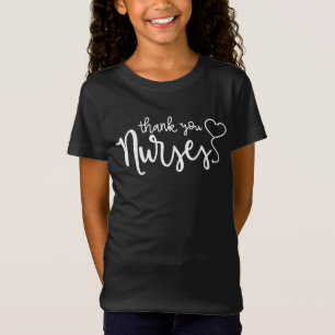 Danke Nurses Extravagantes Skript T-Shirt