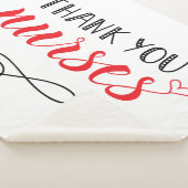 Danke Nurses| Fun Schriftart Sherpadecke (3/4)