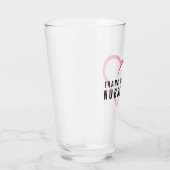 Danke Nurses| Herz Rot Glas (Rechts)