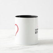 Danke Nurses| Herz Rot Tasse (Zentrum)