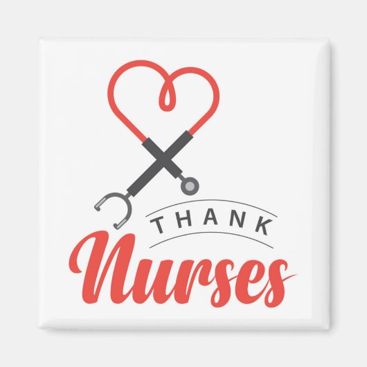 Danke Nurses Magnet (Vorne)
