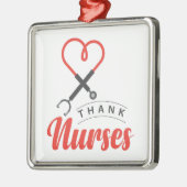 Danke Nurses Ornament Aus Metall (Links)