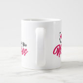 Danke Nurses| Rosa Jumbo-Tasse (Rückseite)