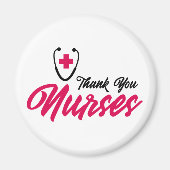 Danke, Nurses | Rosa Magnet (Vorne)