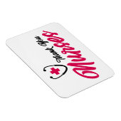 Danke, Nurses | Rosa Magnet (Rechte Seite)