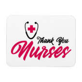 Danke, Nurses | Rosa Magnet (Horizontal)