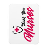 Danke, Nurses | Rosa Magnet (Vertikal)