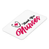 Danke, Nurses | Rosa Magnet (Linke Seite)