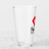 Danke Nurses| Rotes Herz Glas (Rechts)