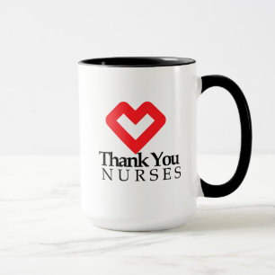 Danke Nurses  Rotes Herz Tasse
