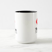 Danke Nurses| Rotes Herz Tasse (Zentrum)