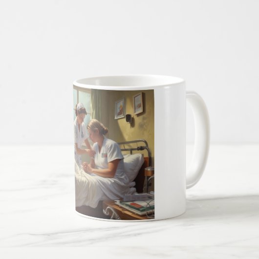 Danke Nurses Tasse - Eine herzliche Hommage an die (VorderseiteRechts)