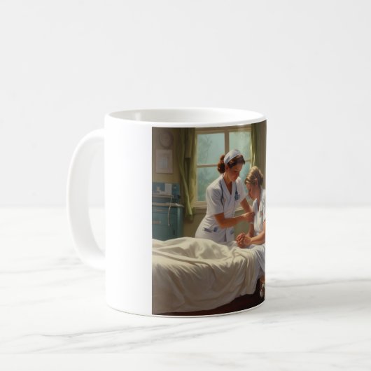 Danke Nurses Tasse - Eine herzliche Hommage an die (Vorderseite Links)