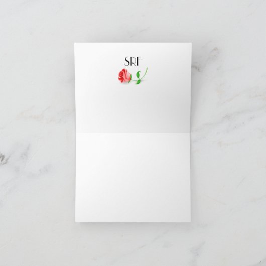 Danke oder löschen Sie Anmerkung (Innenseite)