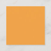 Danke, orange begleitkarte (Rückseite)