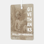 Danke Ornament Aus Metall (Vorderseite links)