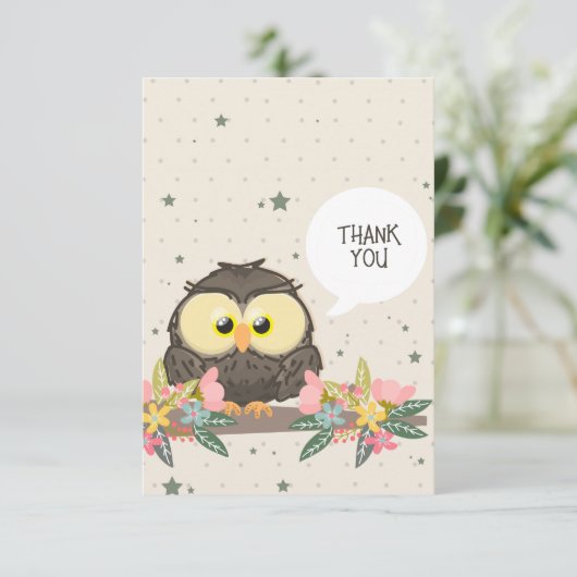 Danke Owl (Stehend Vorderseite)