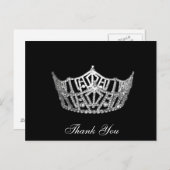 Danke Pageant Crown Postcard Postkarte (Vorne/Hinten)