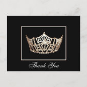 Danke Pageant Crown Postcard Postkarte (Vorderseite)