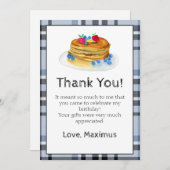 Danke Pancake Birthday Card (Vorne/Hinten)