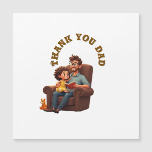 Danke Papa, alles Gute zum Vatertag  Magnetkarte