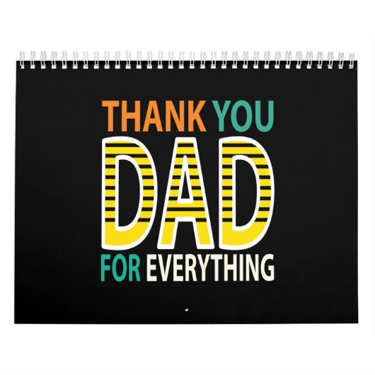 Danke Papa für alles Kalender (Titelbild)