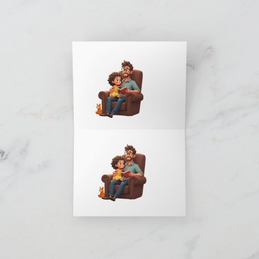 Danke Papa, glücklicher Vater-Tag (Innenseite)