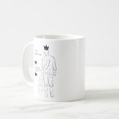 Danke, Papa, immer auf meiner Seite zu sein Kaffeetasse (Vorderseite Links)