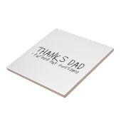 Danke Papa... Vatertagsgeschenk Fliese (Seite)