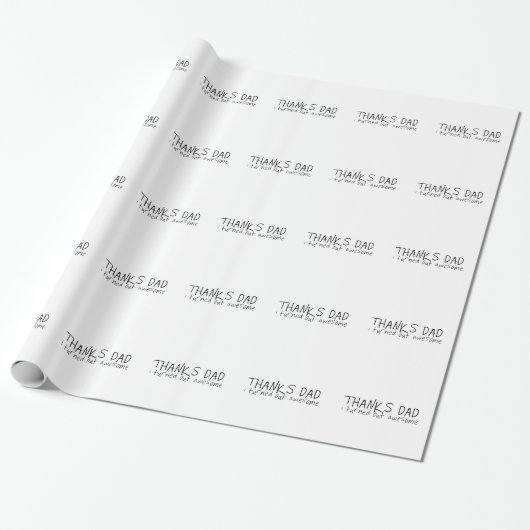 Danke Papa... Vatertagsgeschenk Geschenkpapier (Ungerollt)