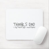 Danke Papa... Vatertagsgeschenk Mousepad (Mit Mouse)