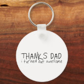 Danke Papa... Vatertagsgeschenk Schlüsselanhänger (Vorderseite)