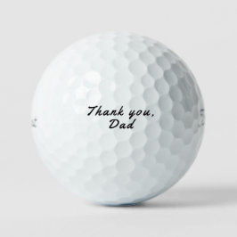 Danke, Papa | Wertschätzungs-Geschenk zum Geburtst Golfball