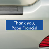 Danke, Papst Francis! Autoaufkleber (Auf Auto)