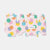Danke Pastel Confetti Geschenkschachtel (Ungefaltet)