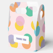 Danke Pastel Confetti Geschenkschachtel (Geöffnet)