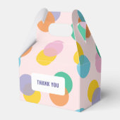 Danke Pastel Confetti Geschenkschachtel (Vorderseite)