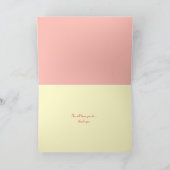 Danke, Pastellgarten Karte (Innenseite)