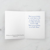 Danke, Pastor Dankeskarte (Innenseite)