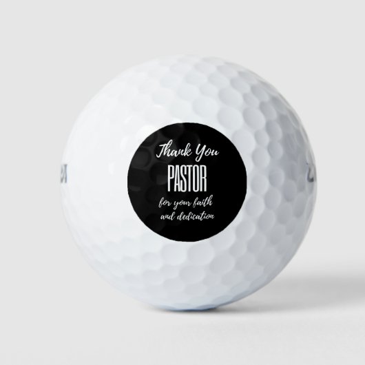 Danke, Pastor für deinen Glauben Golfball (Vorderseite)